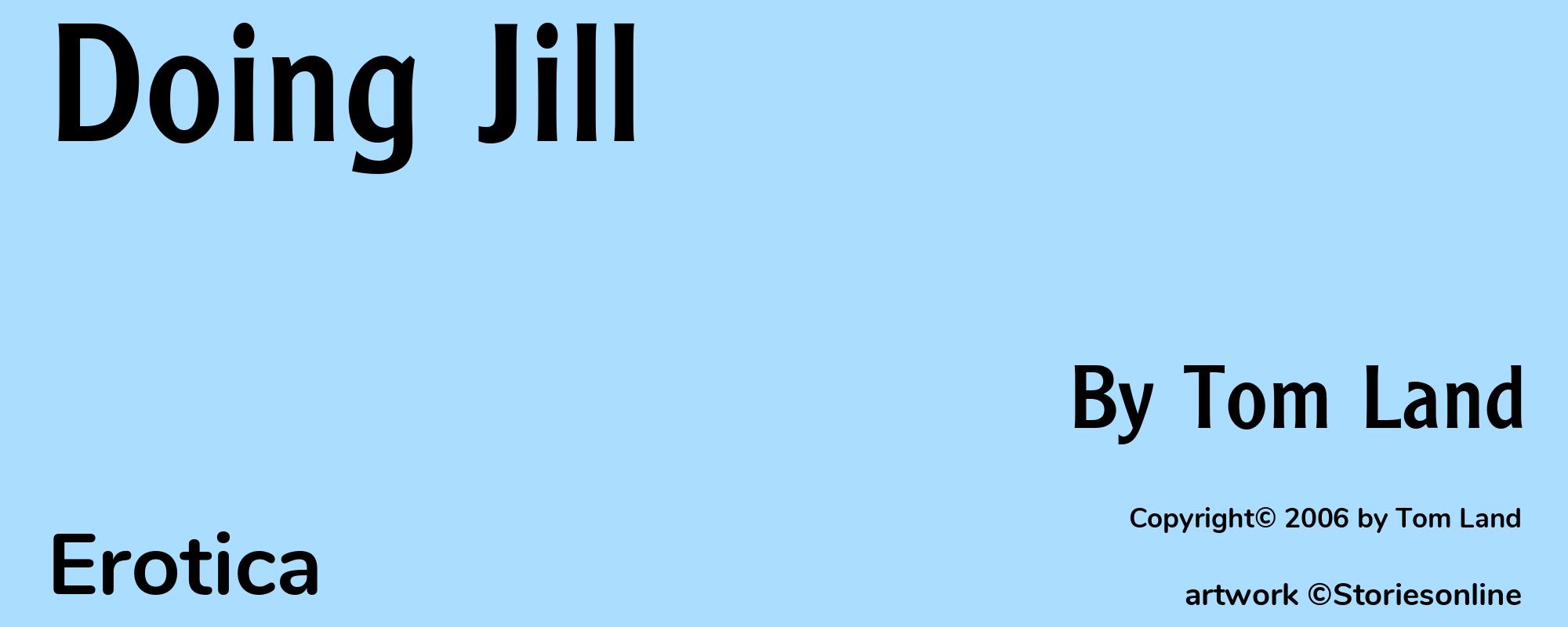 Doing Jill  - Cover