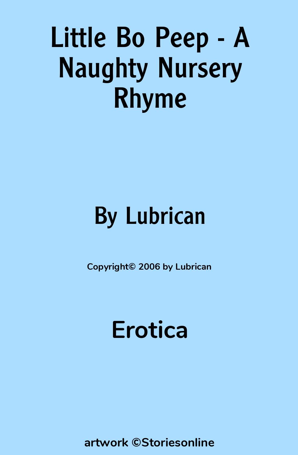 Little Bo Peep - A Naughty Nursery Rhyme - Erotica Sex Story