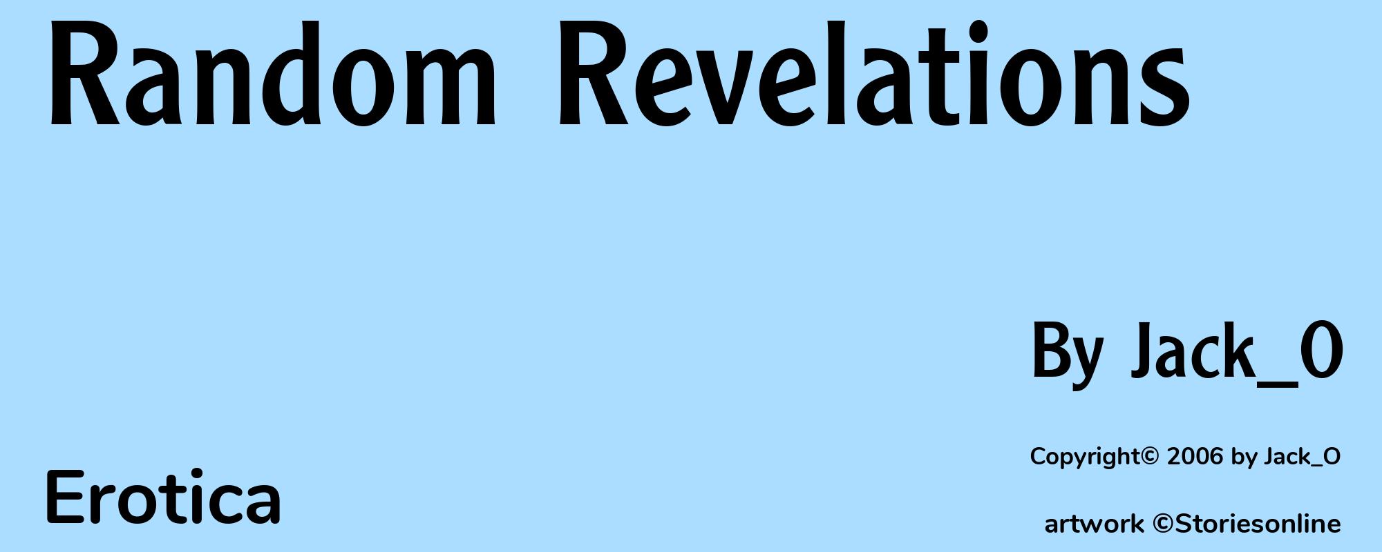 Random Revelations - Cover