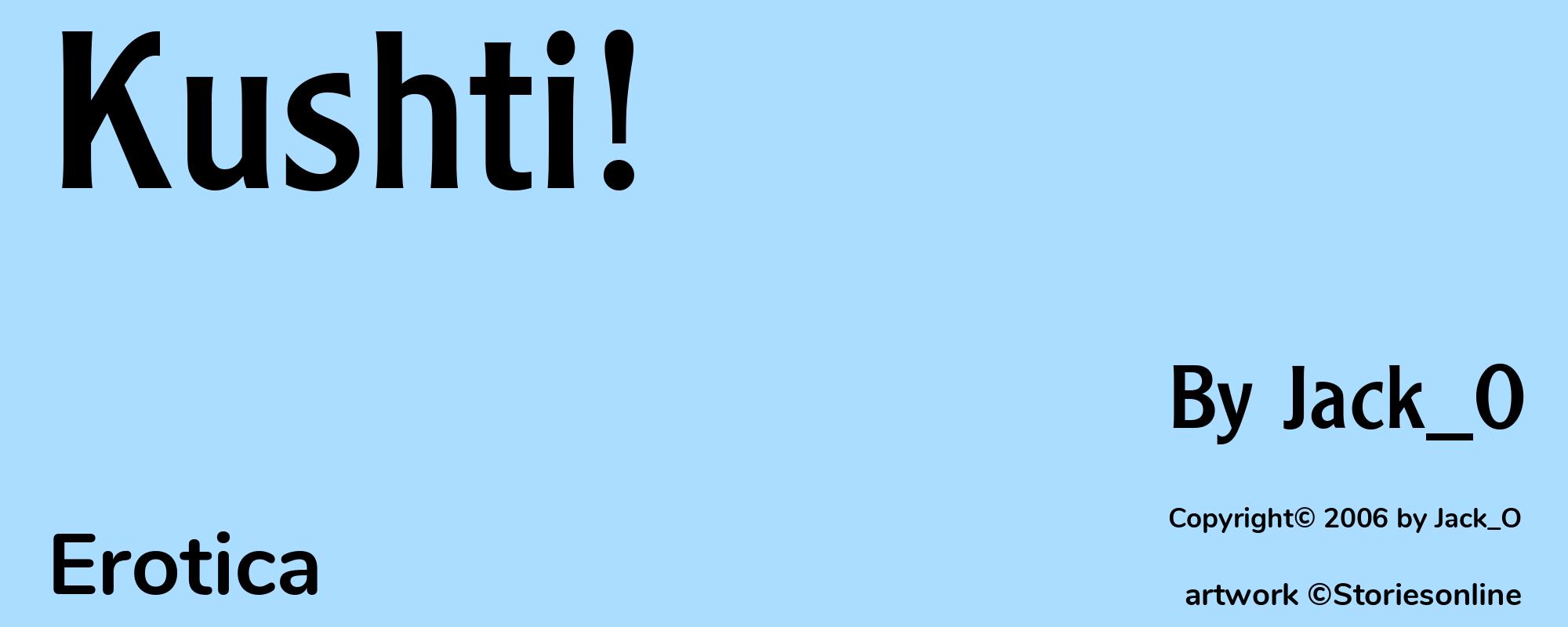 Kushti! - Cover