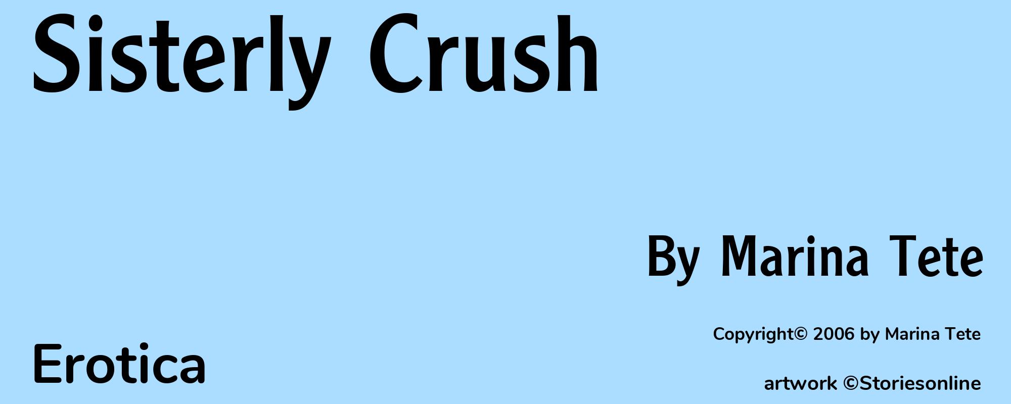 Sisterly Crush - Cover