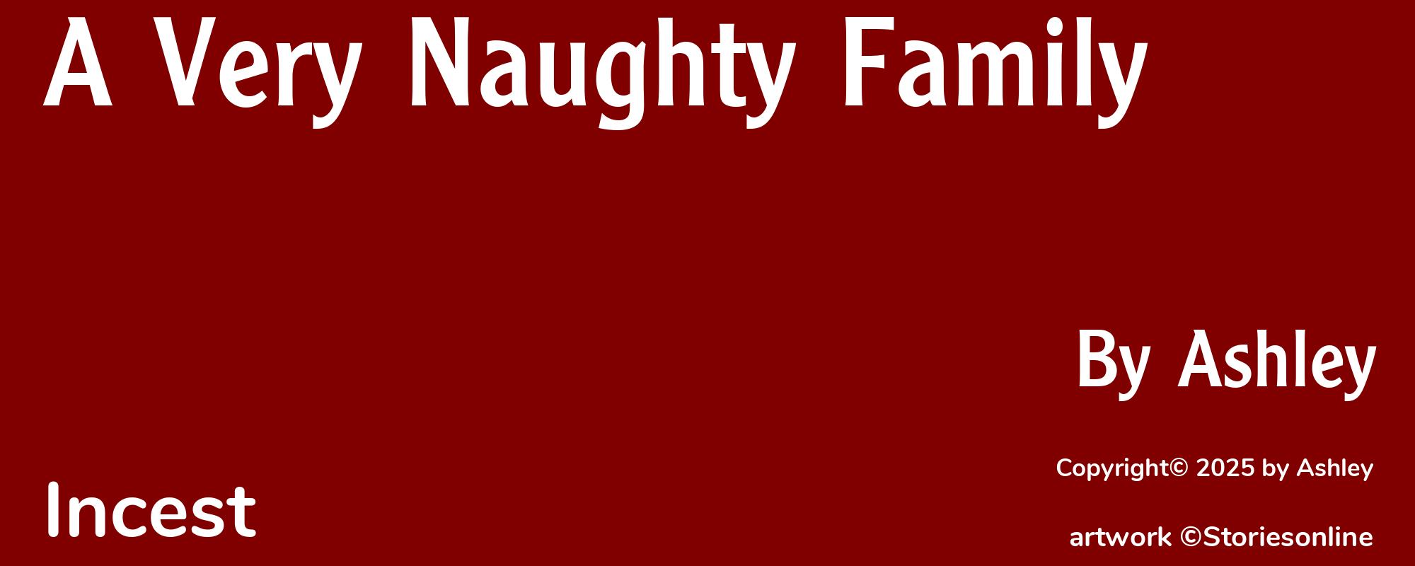 A Very Naughty Family - Cover