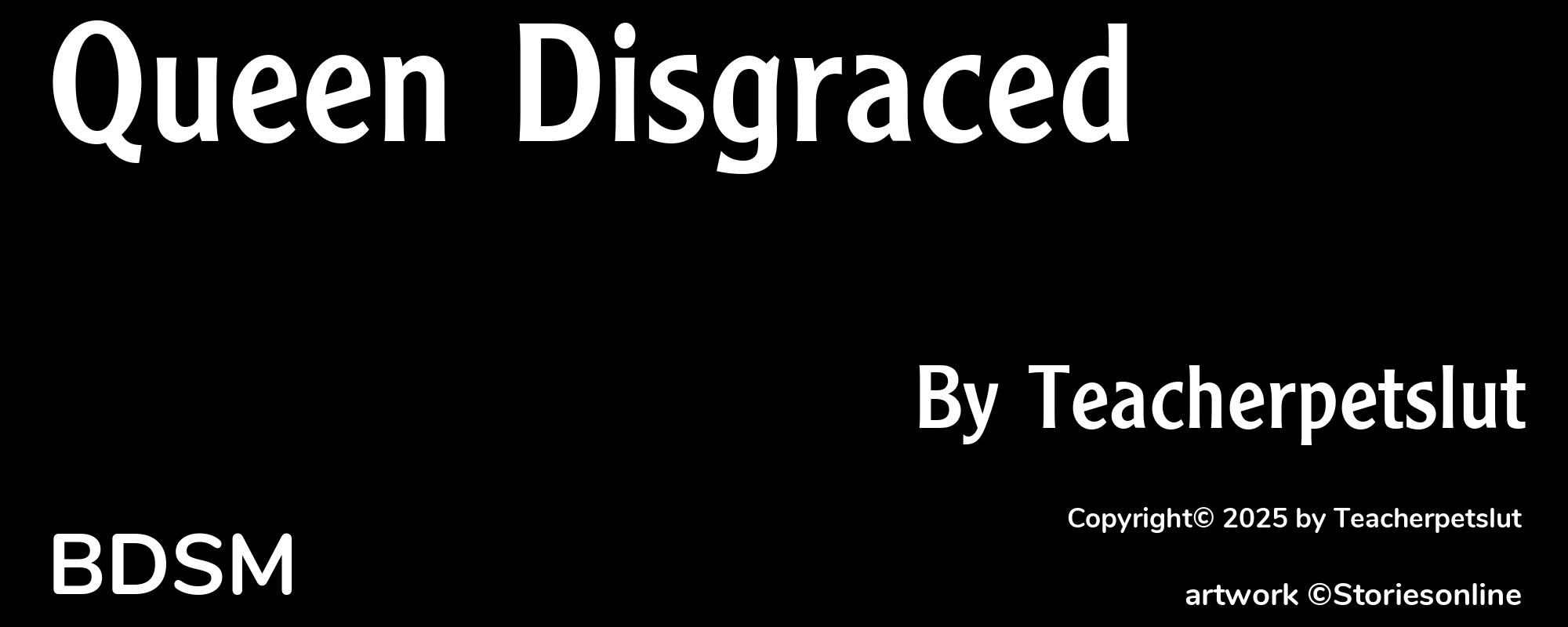 Queen Disgraced - Cover