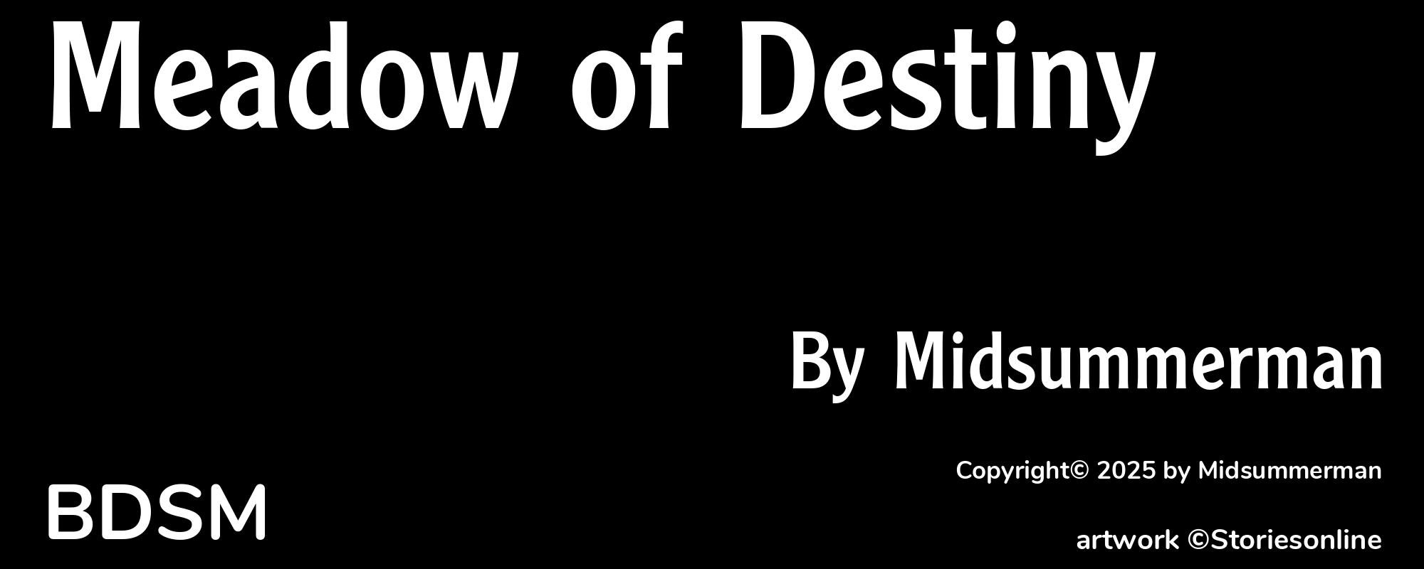 Meadow of Destiny - Cover