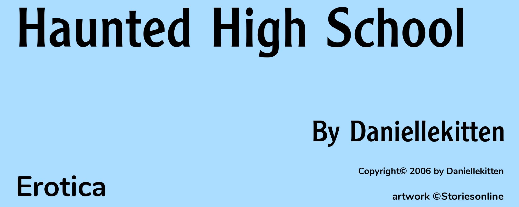 Haunted High School - Cover