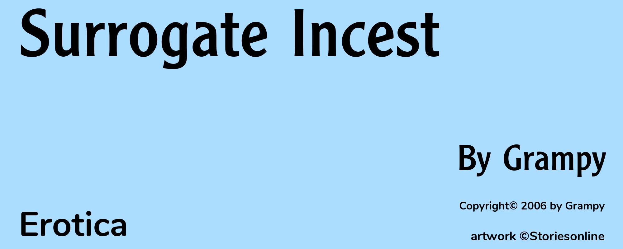 Surrogate Incest - Cover