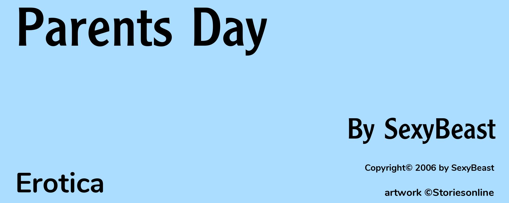 Parents Day - Cover