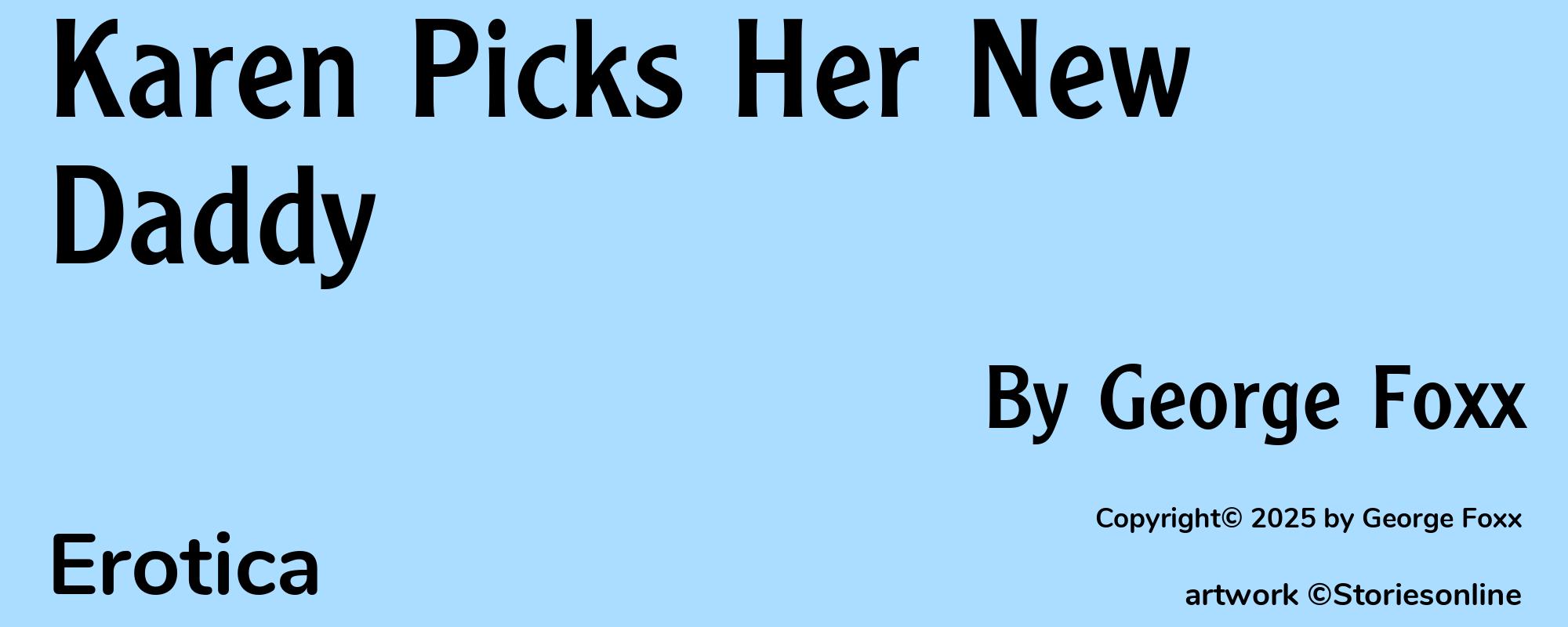 Karen Picks Her New Daddy - Cover