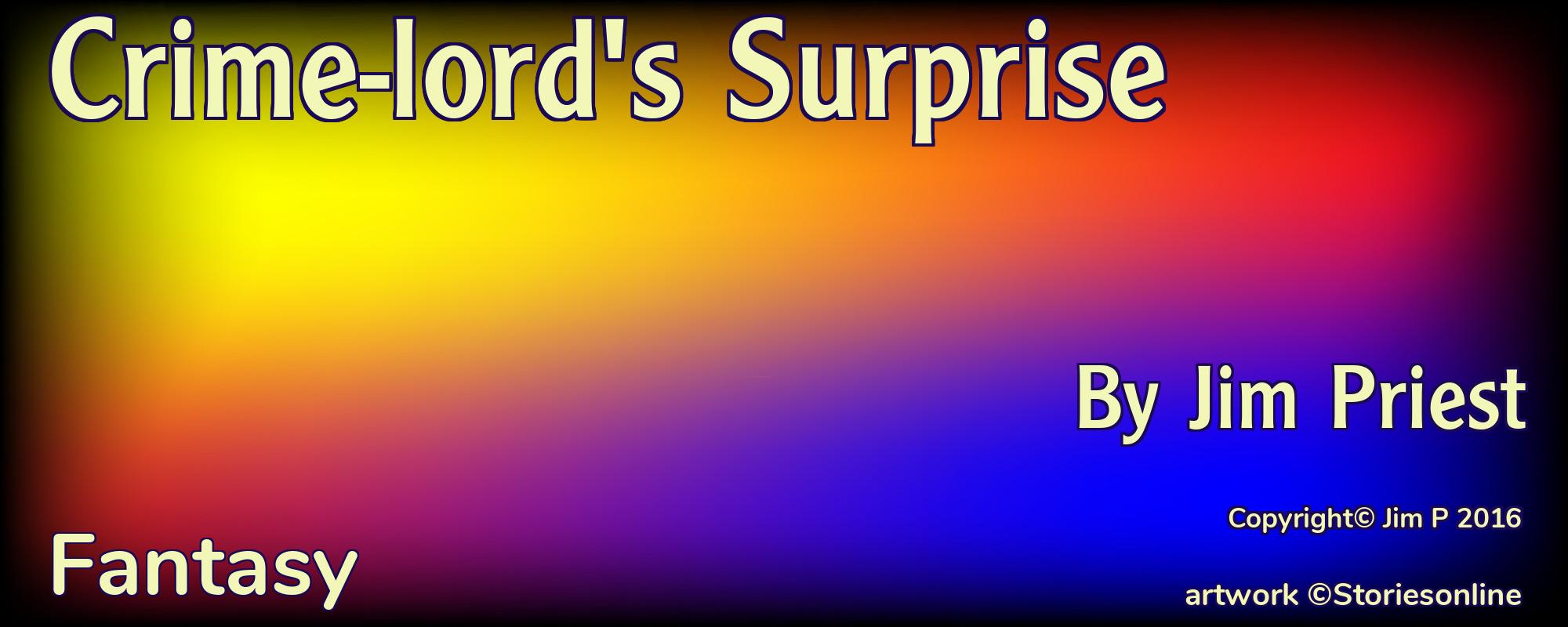 Crime-lord's Surprise - Cover