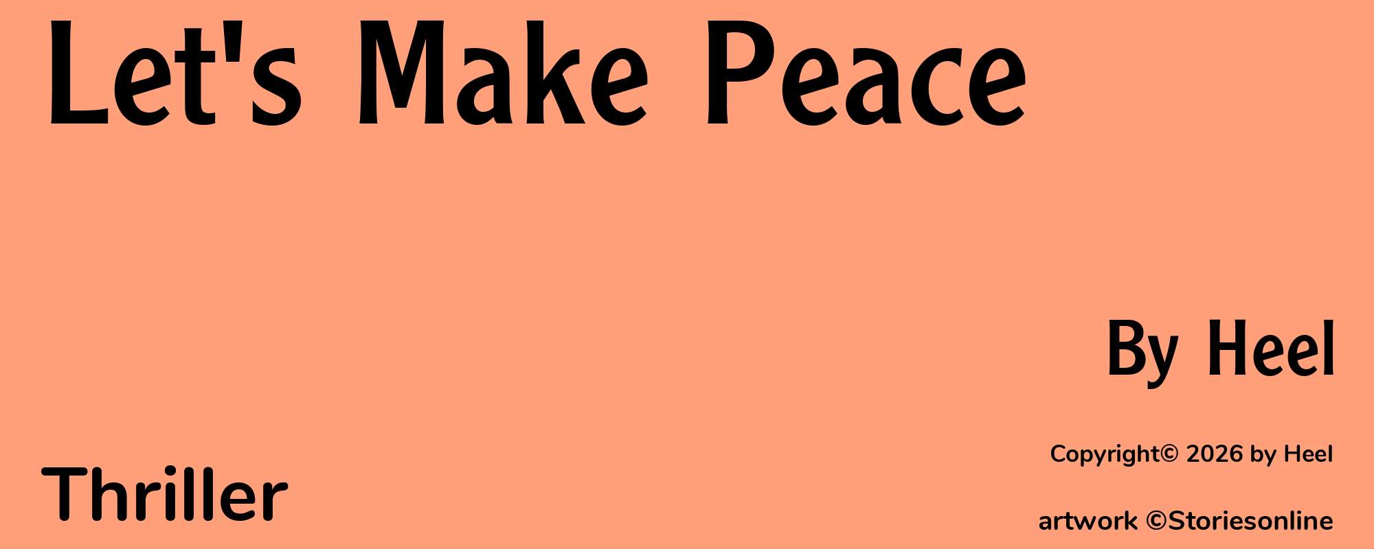 Let's Make Peace - Cover