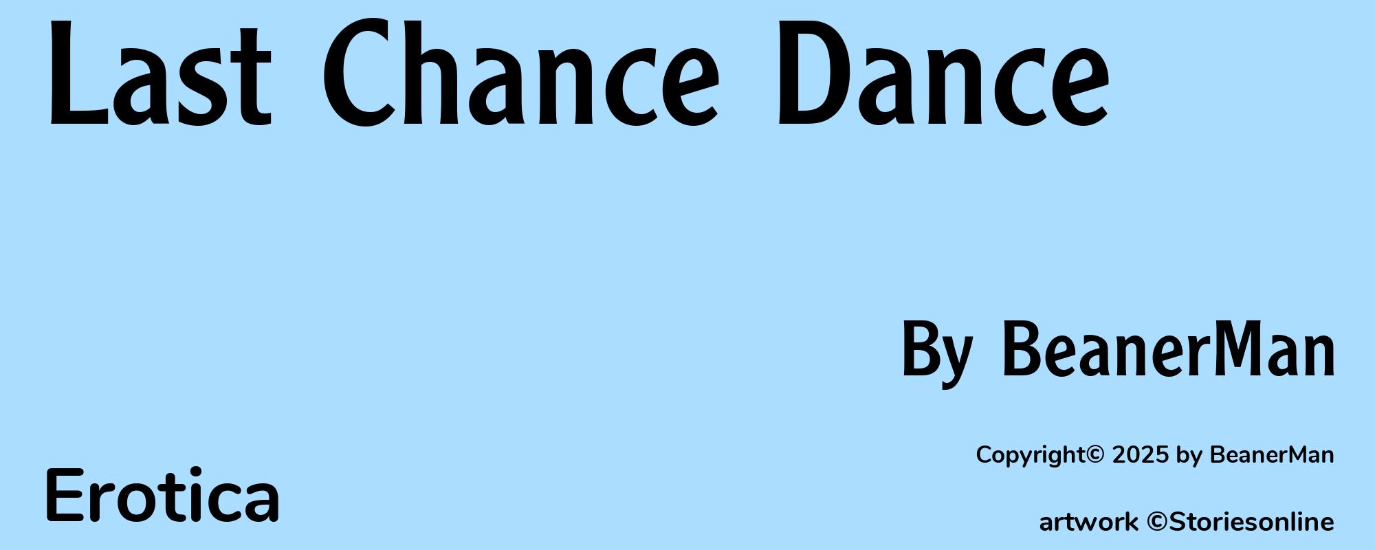 Last Chance Dance - Cover