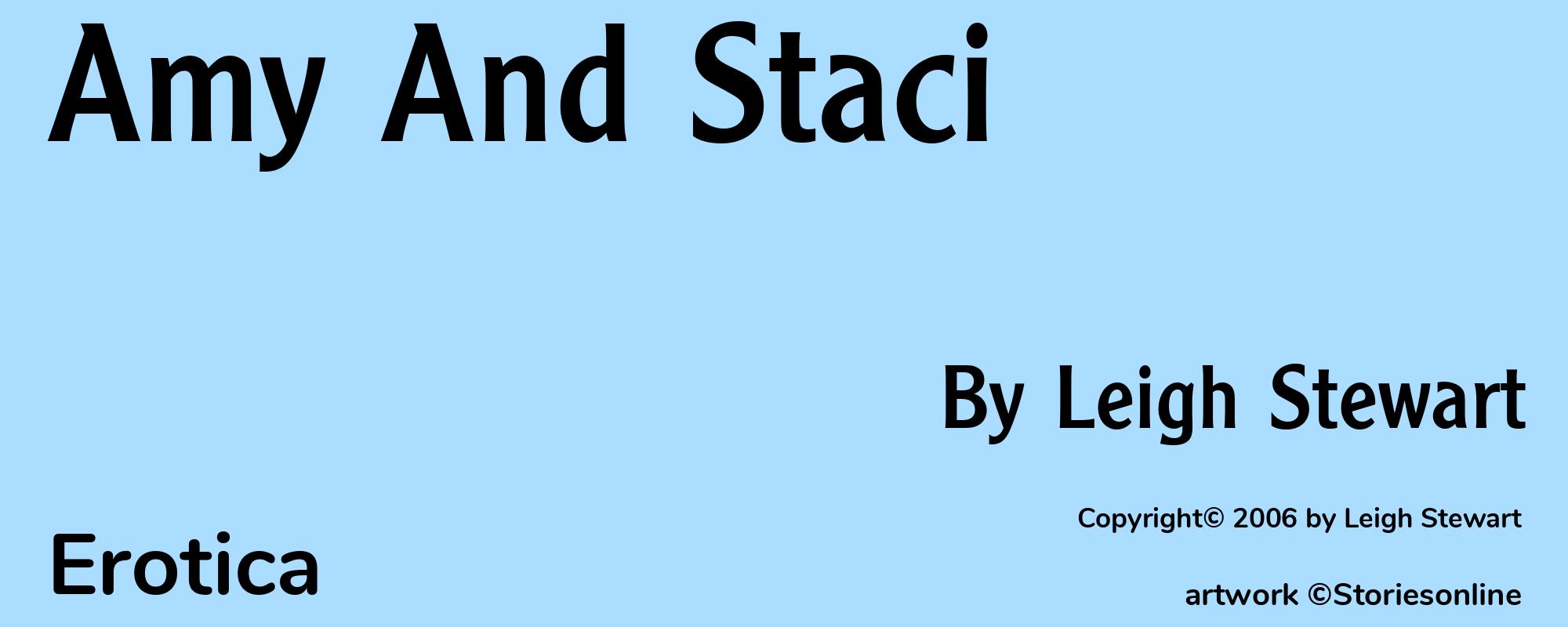 Amy And Staci - Cover