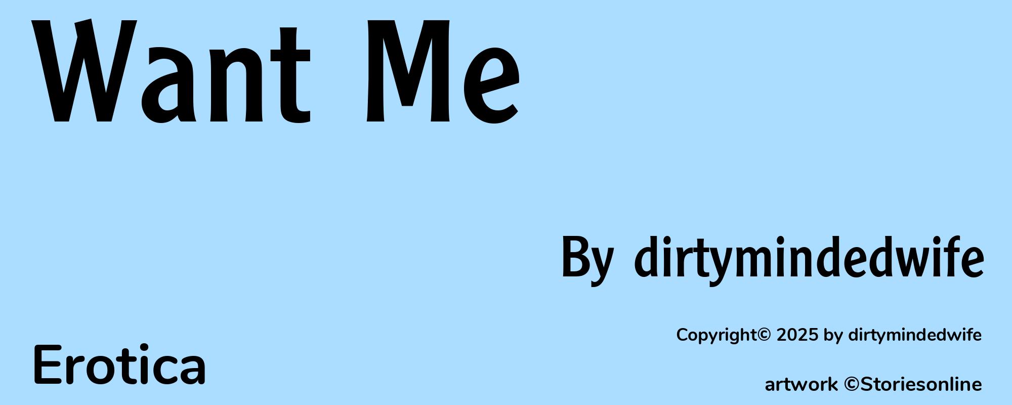Want Me - Cover