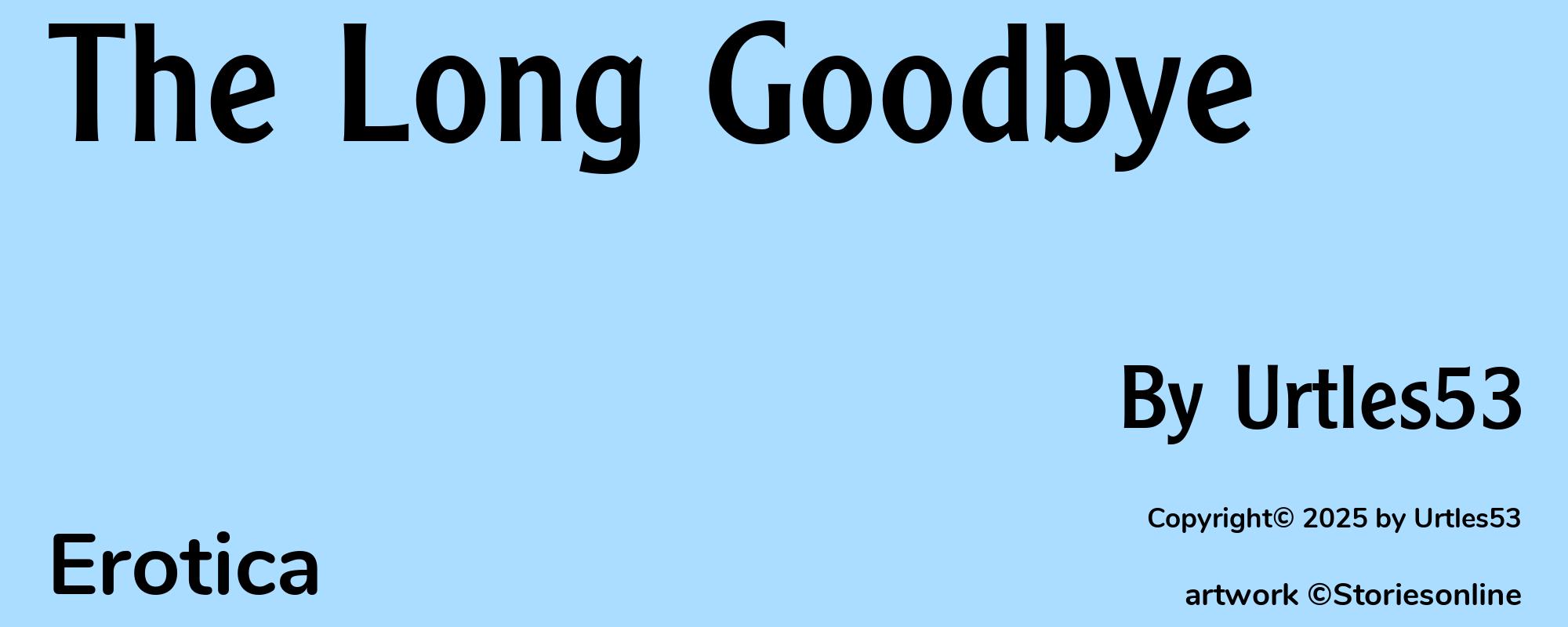 The Long Goodbye - Cover