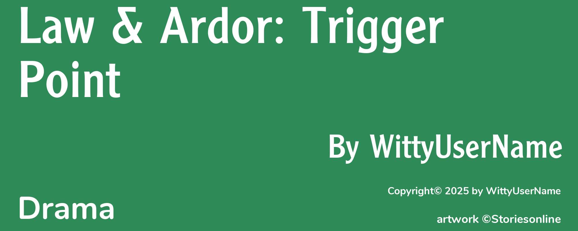 Law & Ardor: Trigger Point - Cover