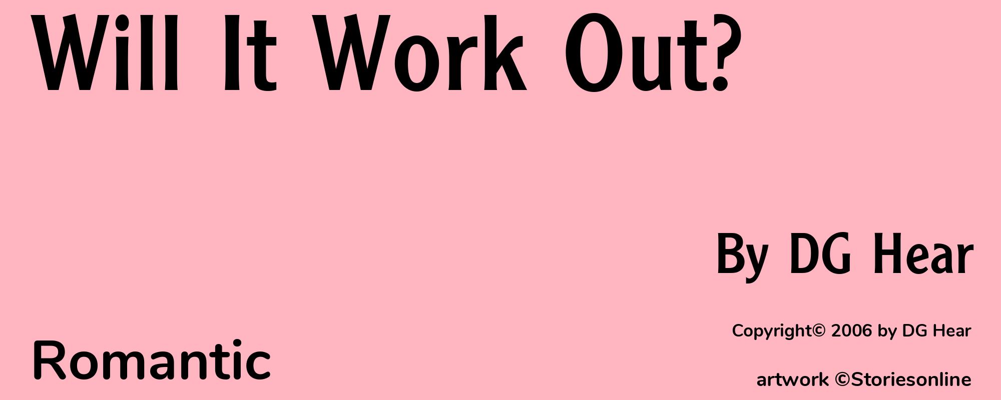 Will It Work Out? - Cover