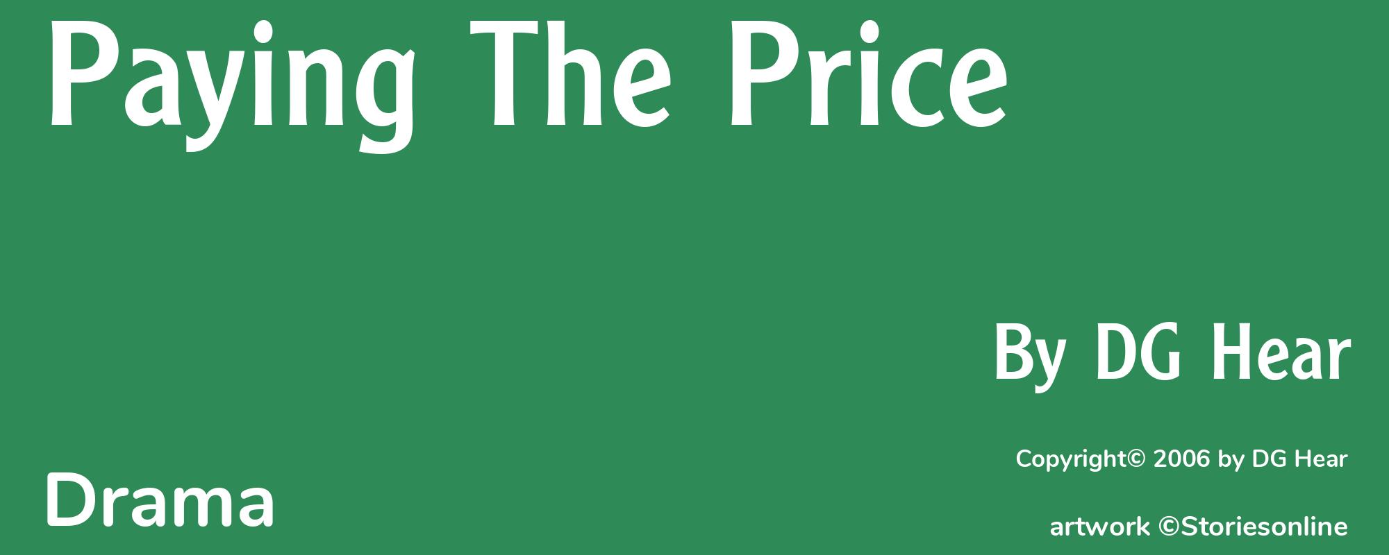 Paying The Price - Cover
