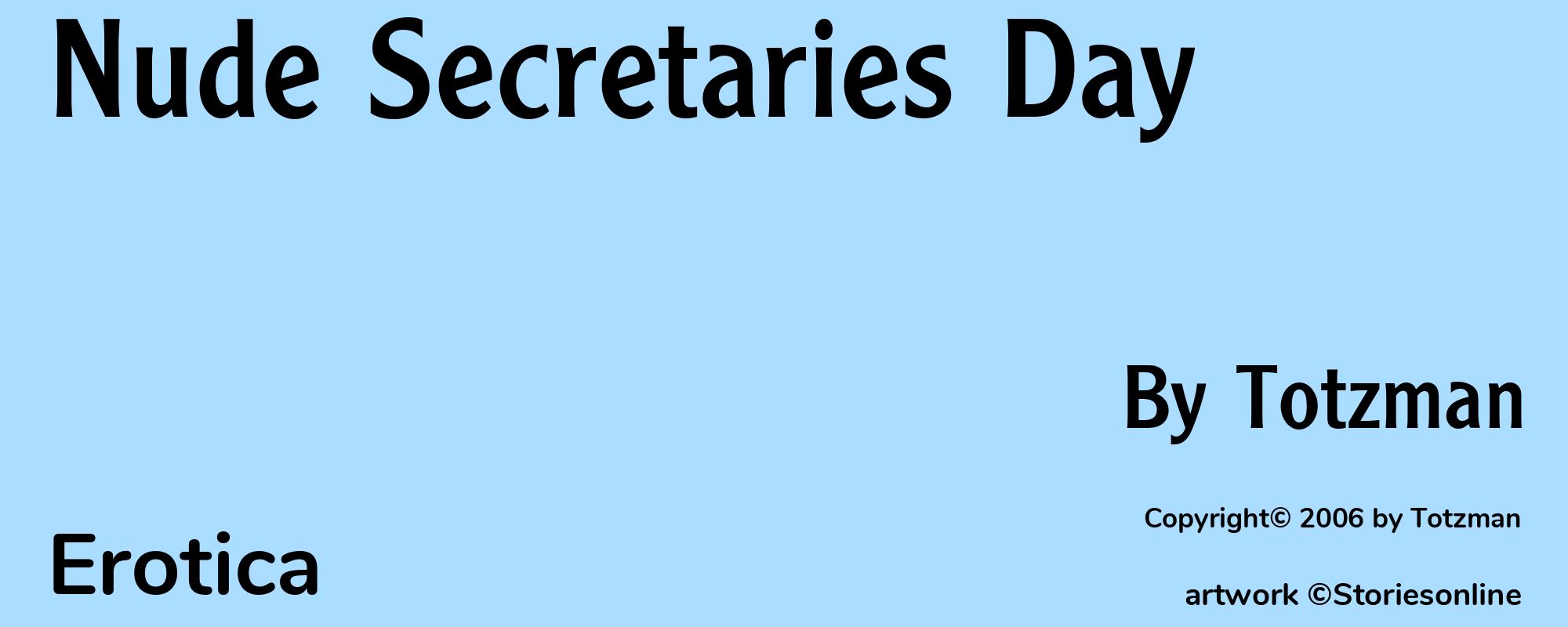 Nude Secretaries Day - Cover