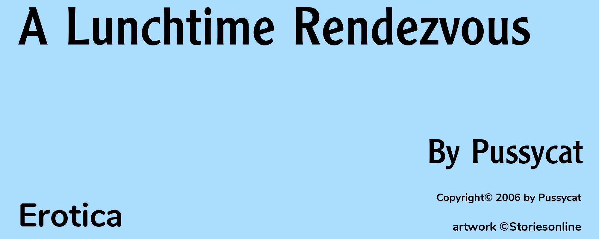 A Lunchtime Rendezvous - Cover
