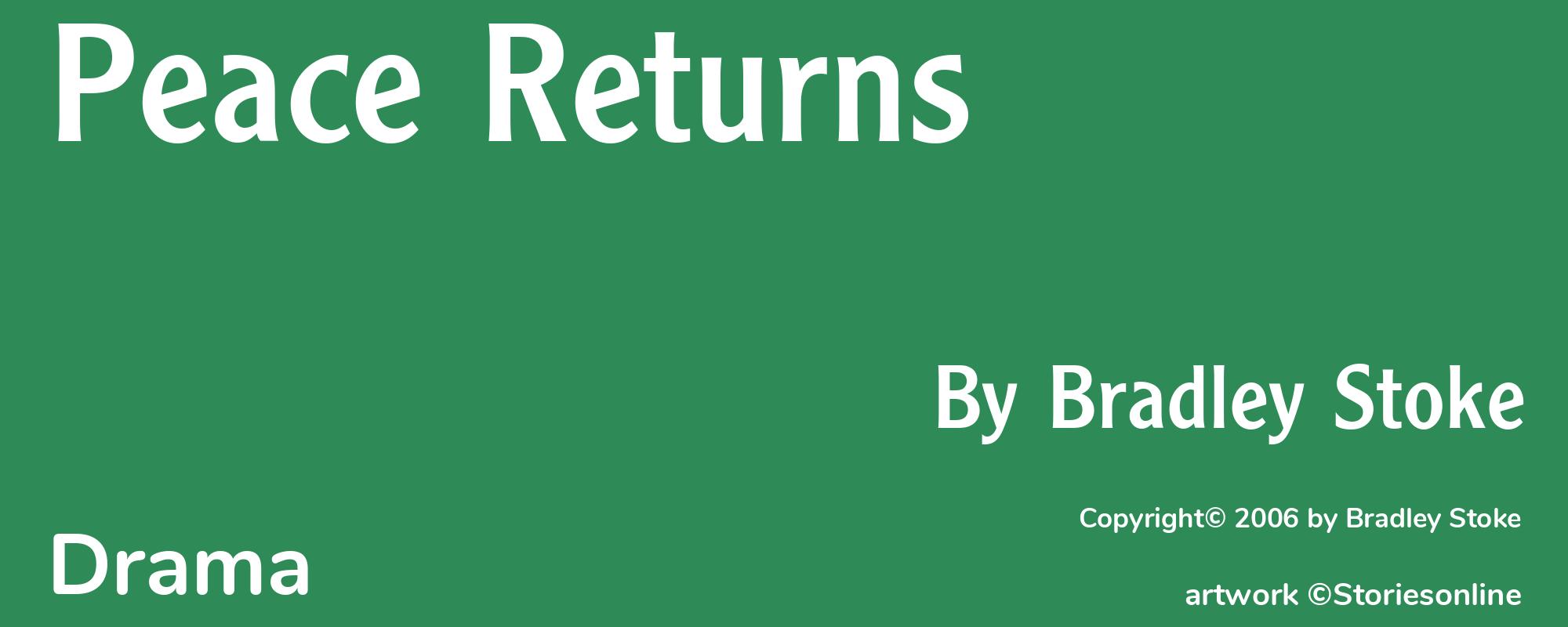 Peace Returns - Cover