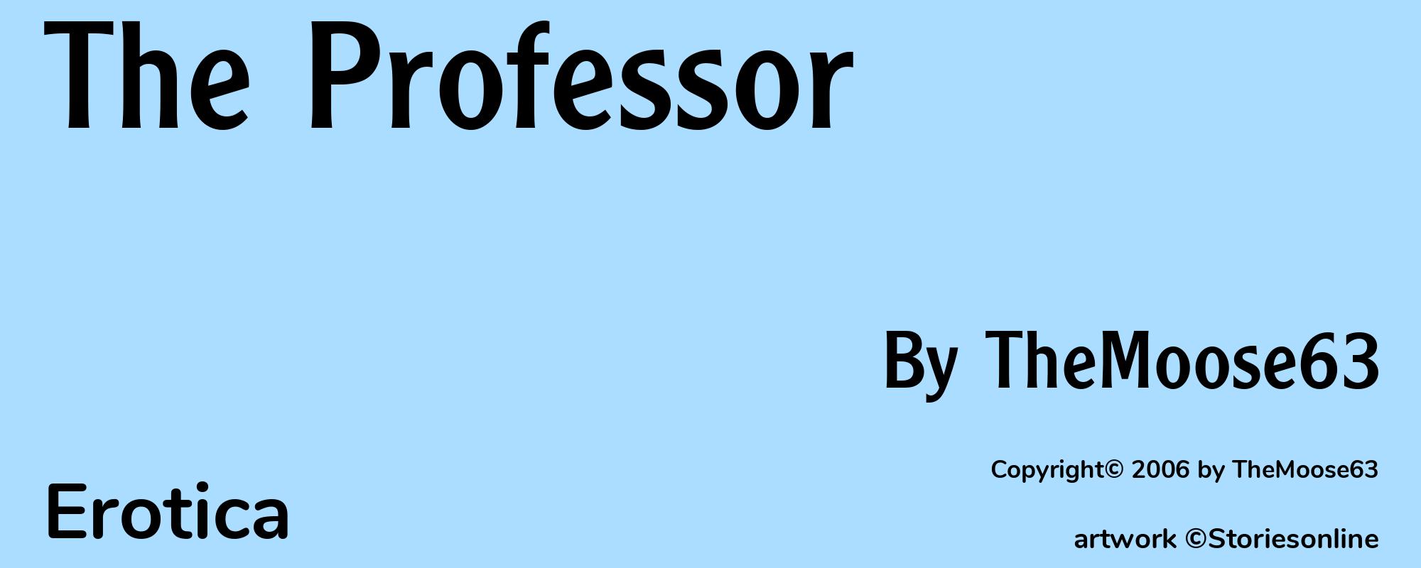 The Professor - Cover