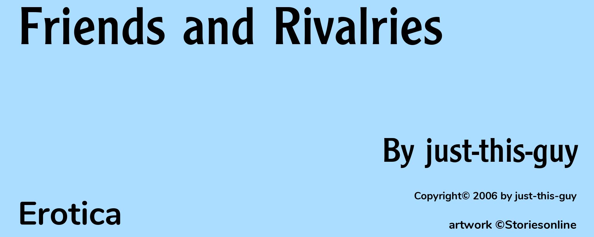 Friends and Rivalries - Cover