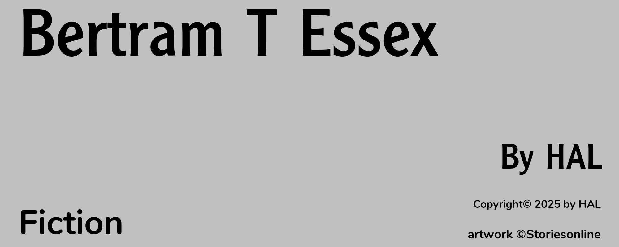 Bertram T Essex - Cover