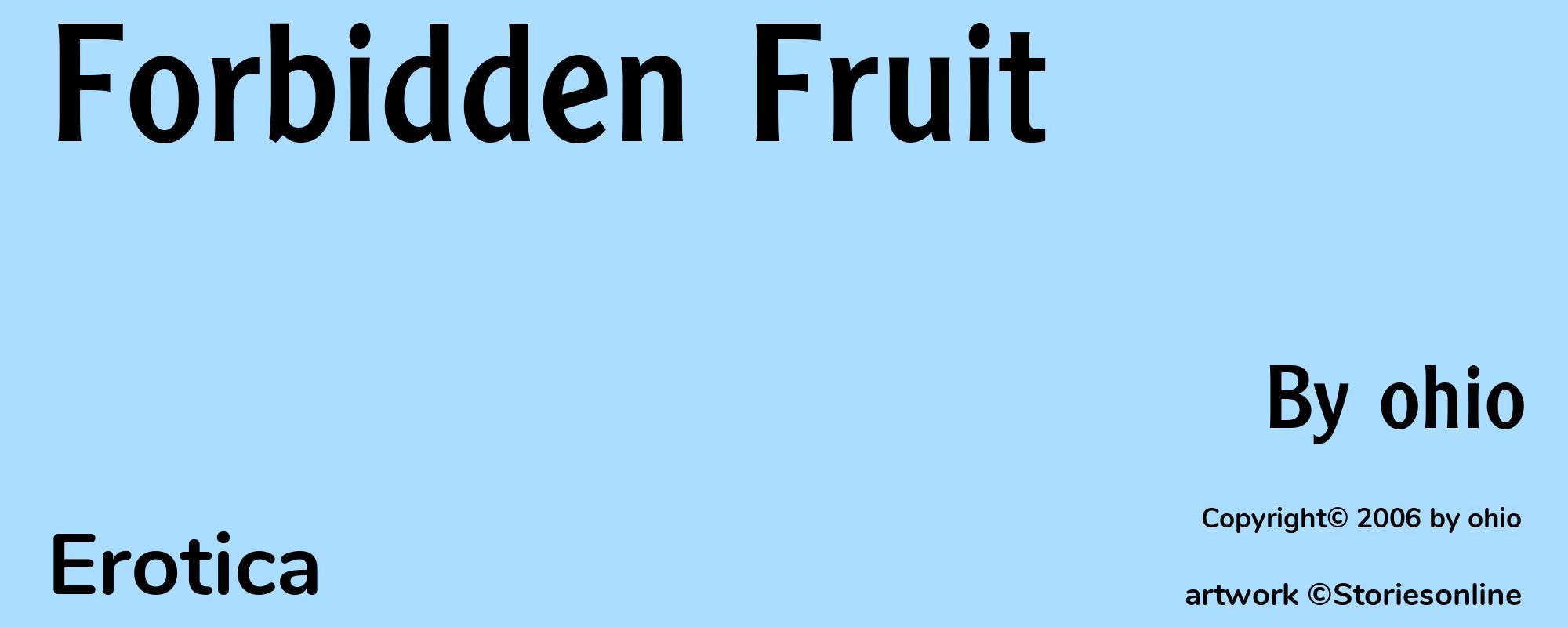 Forbidden Fruit - Cover