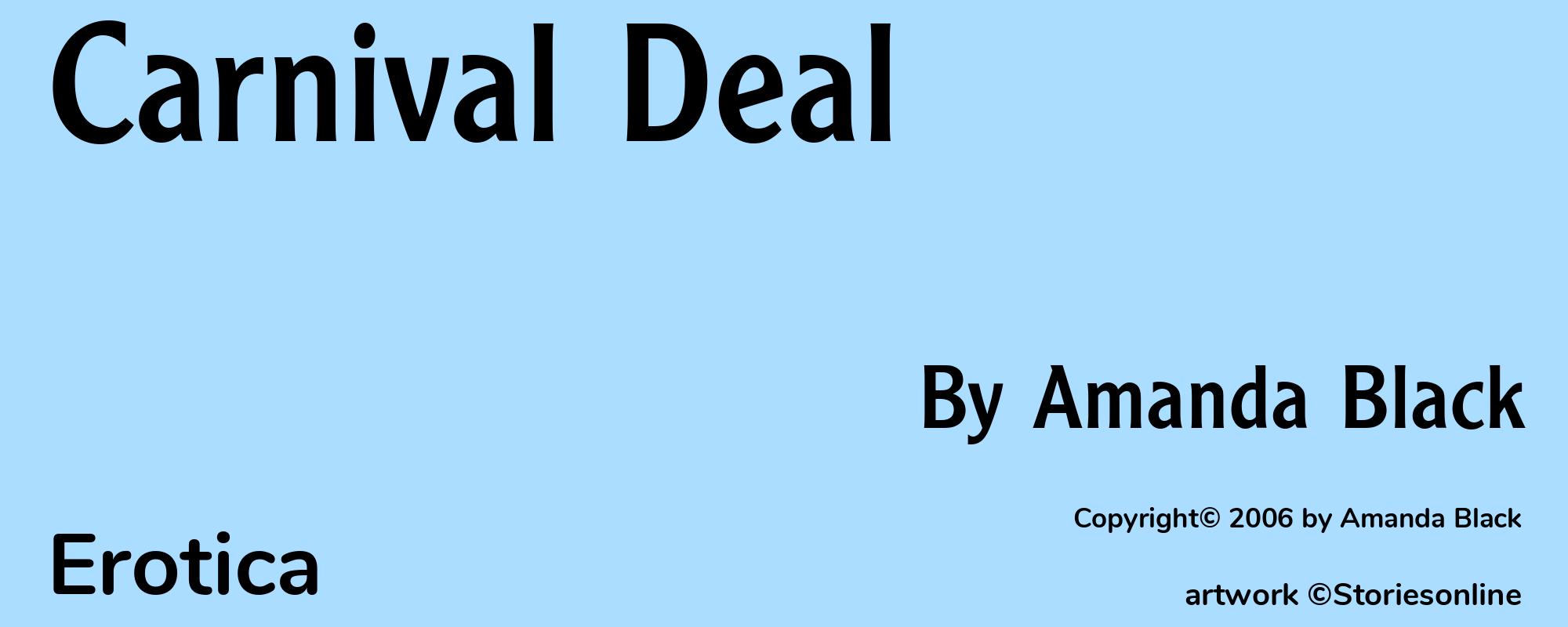 Carnival Deal - Cover