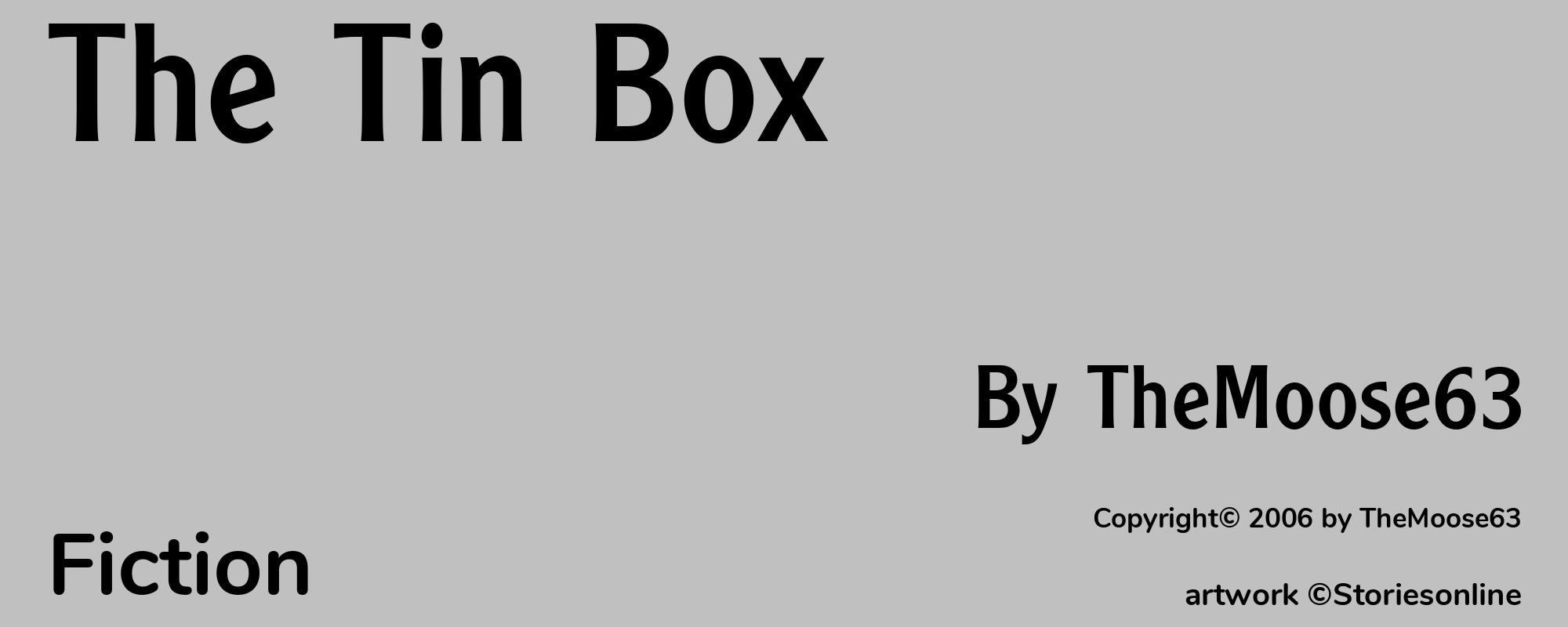 The Tin Box - Cover