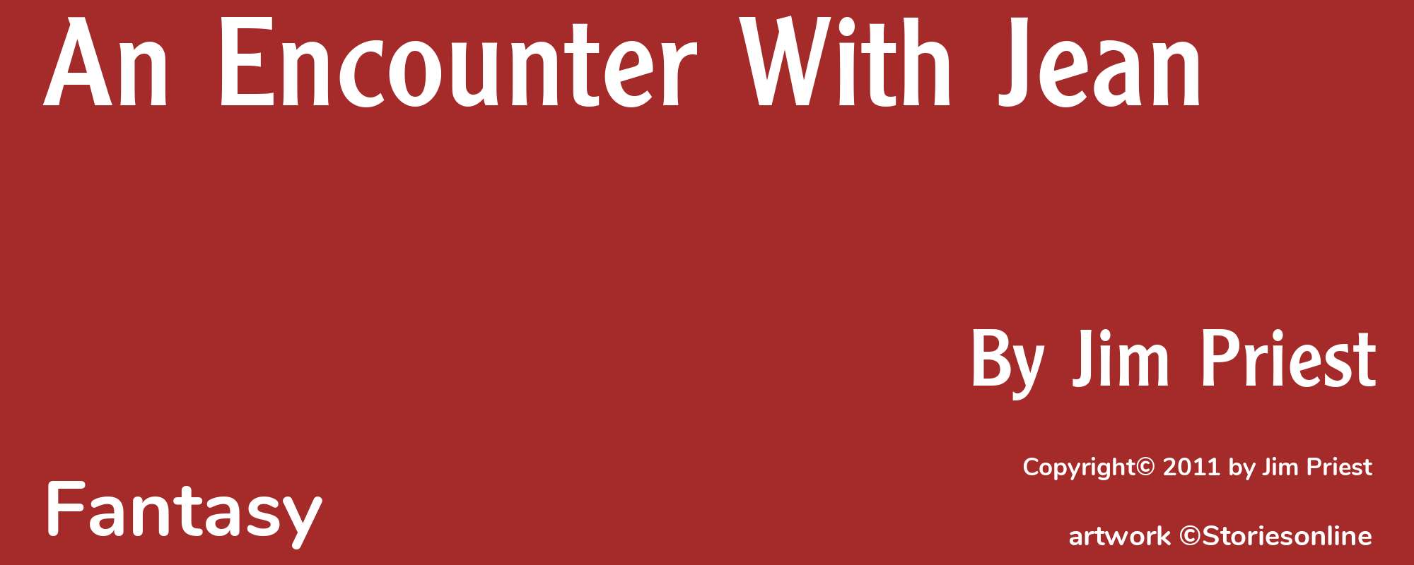 An Encounter With Jean - Cover