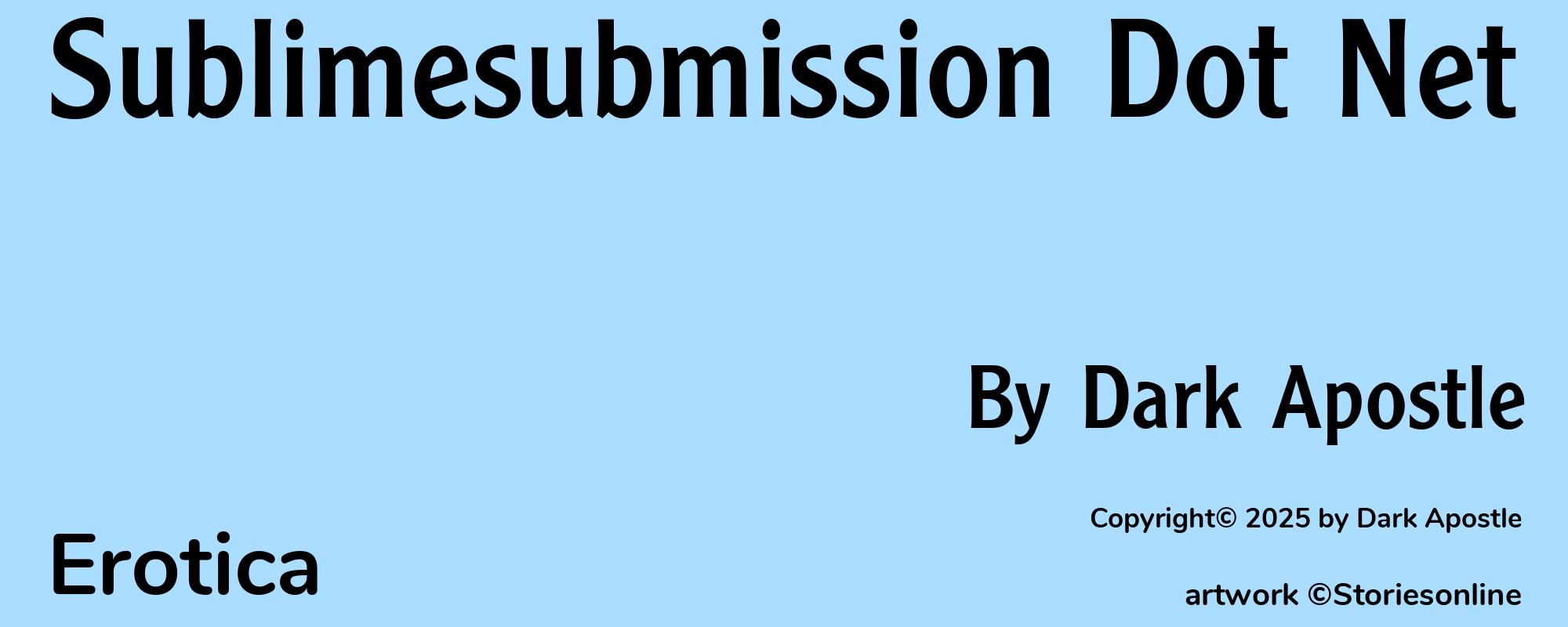 Sublimesubmission Dot Net - Cover