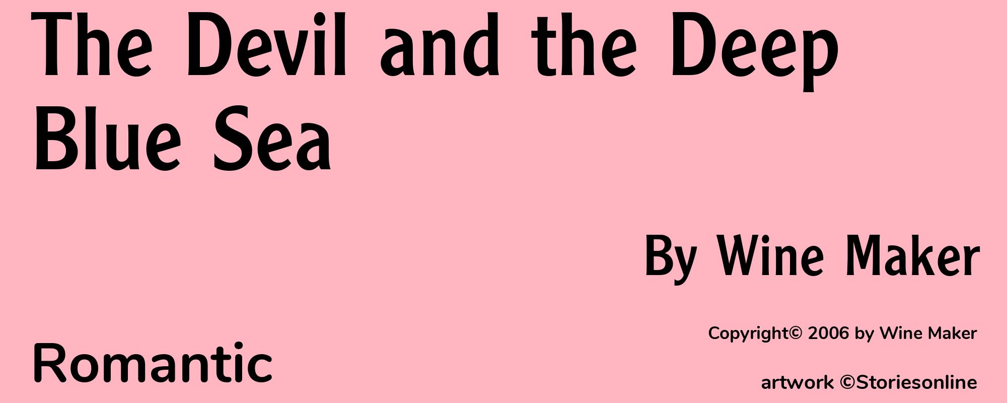 The Devil and the Deep Blue Sea - Cover