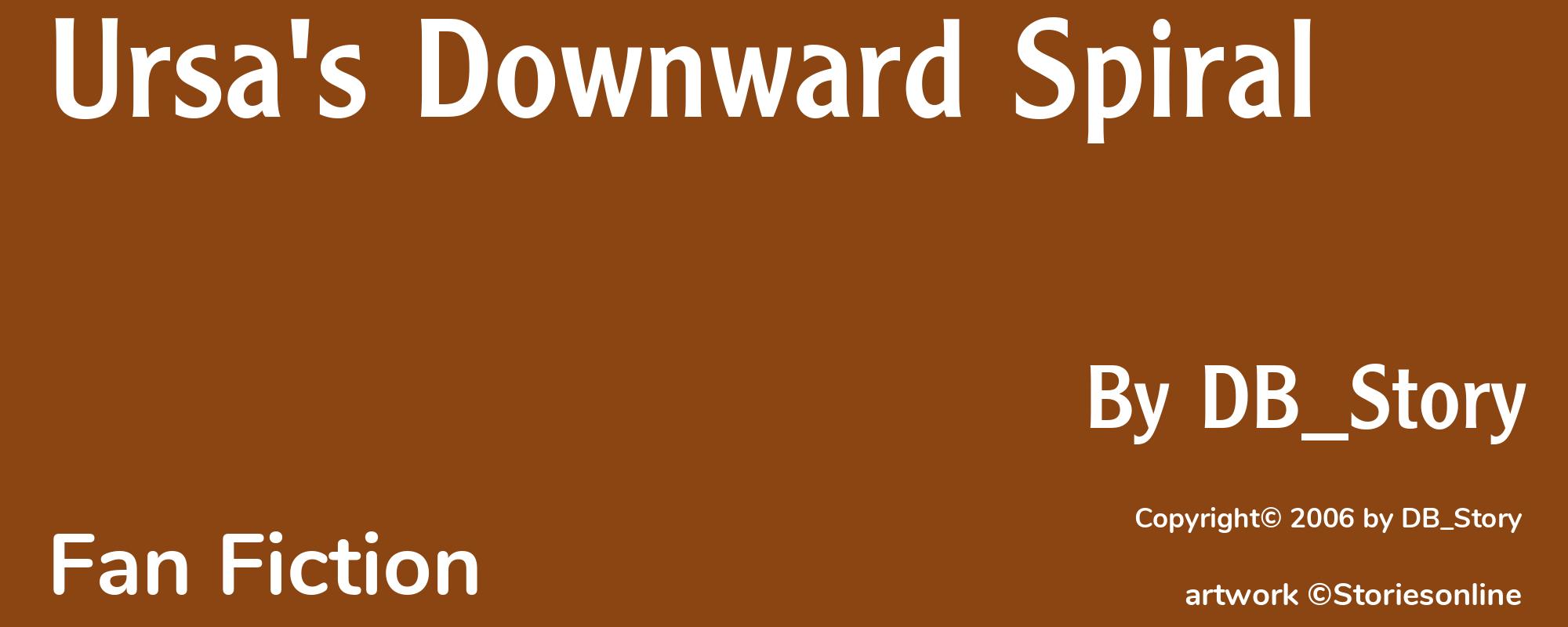 Ursa's Downward Spiral - Cover