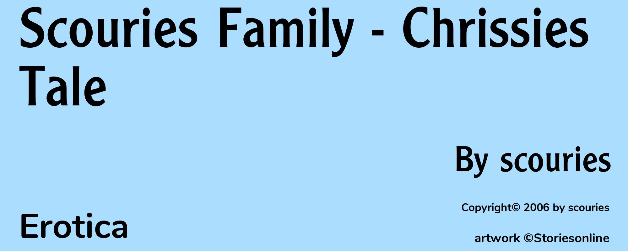 Scouries Family - Chrissies Tale - Cover