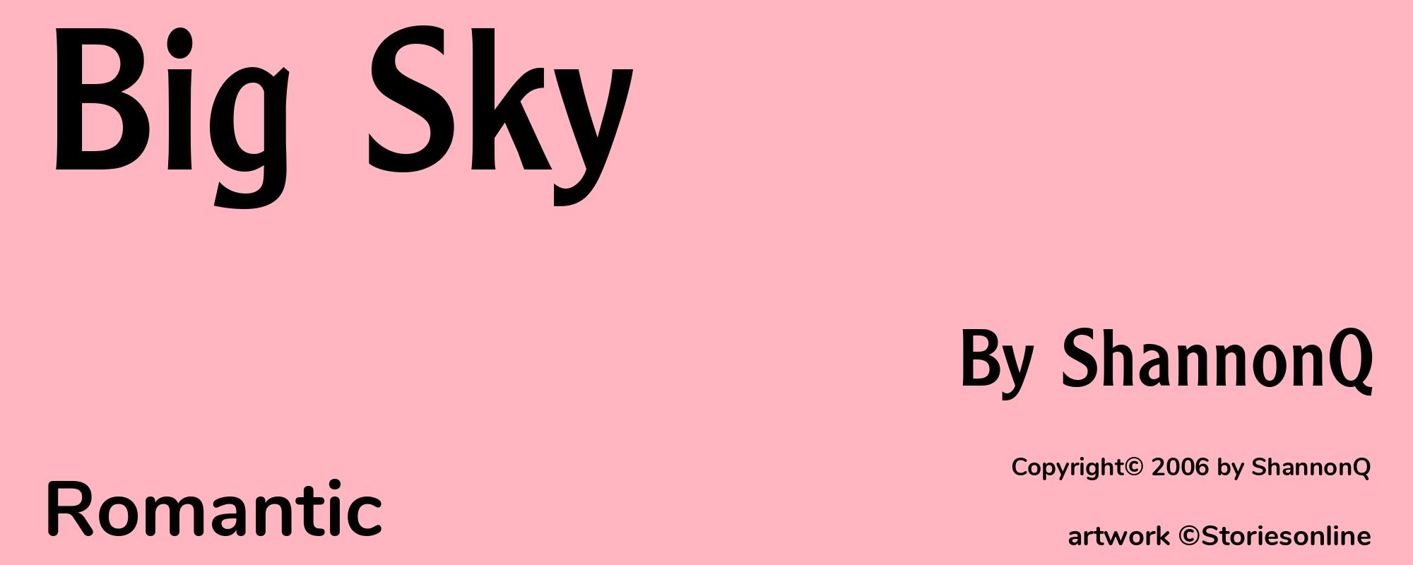 Big Sky - Cover