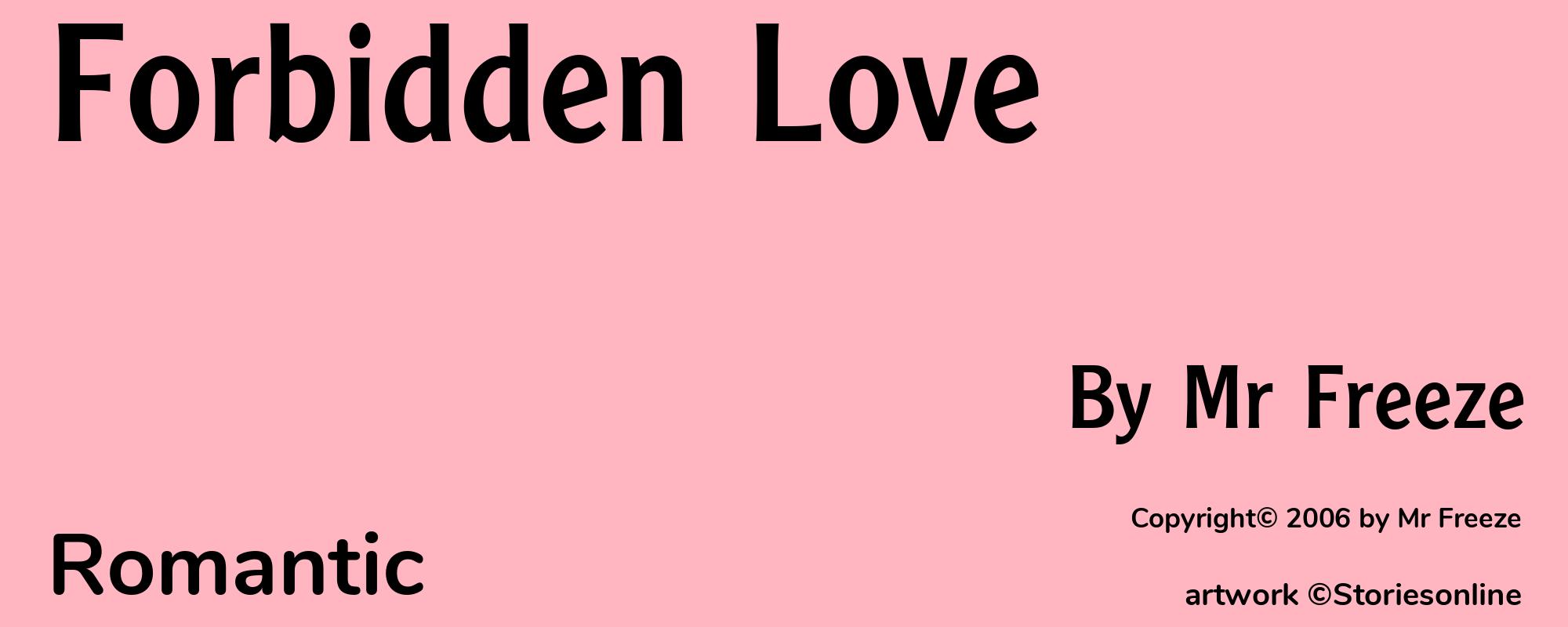 Forbidden Love - Cover