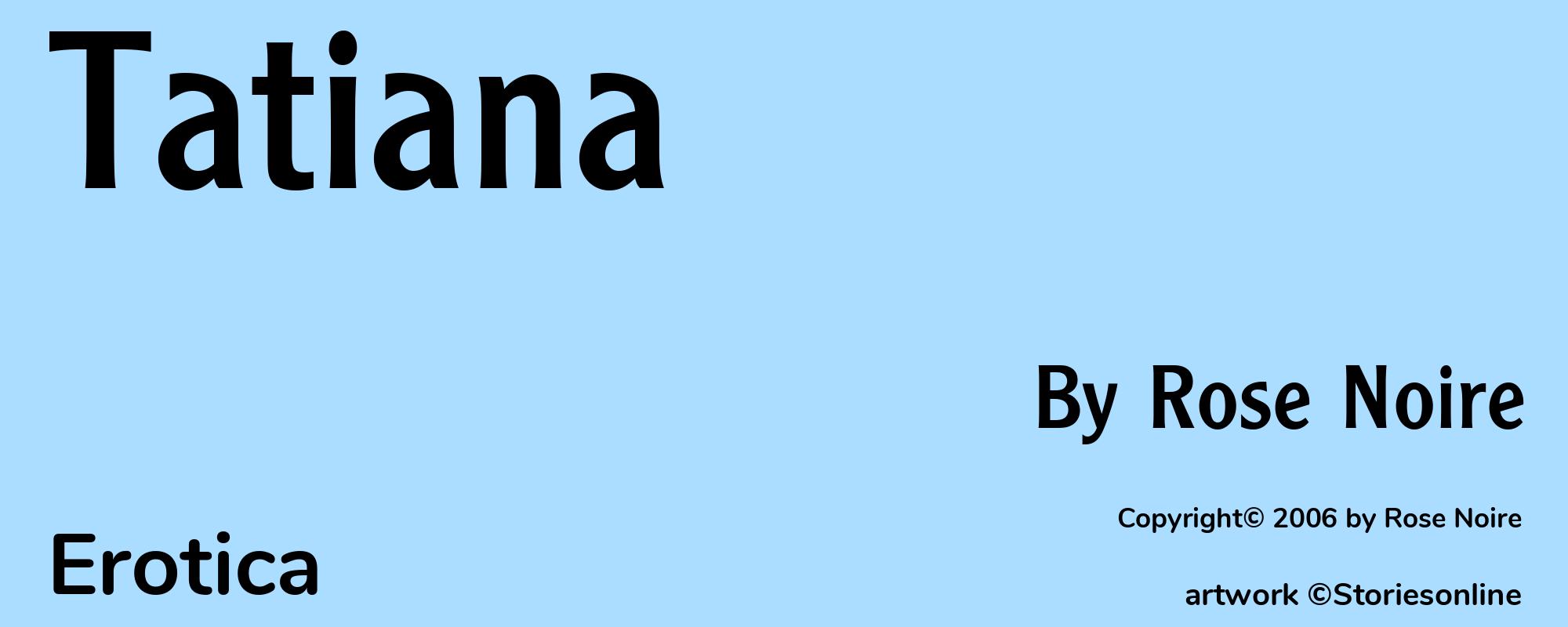 Tatiana - Cover