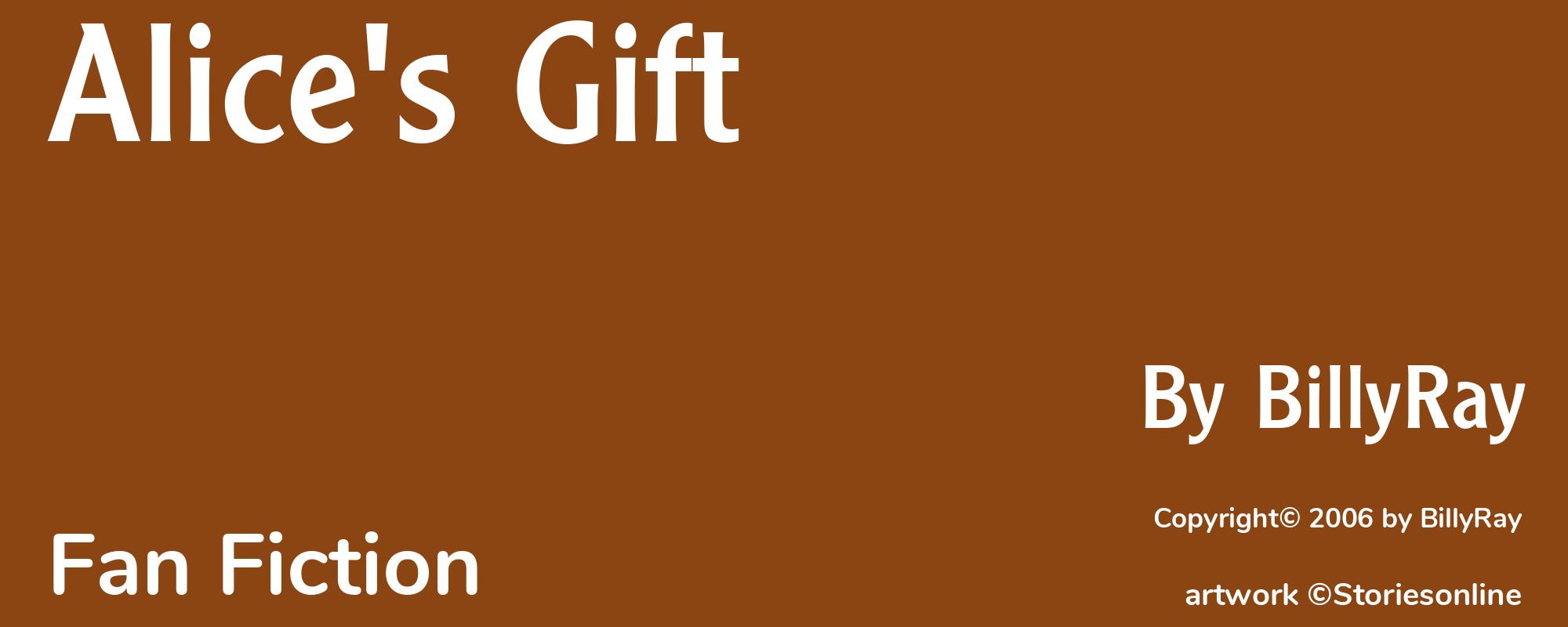 Alice's Gift - Cover