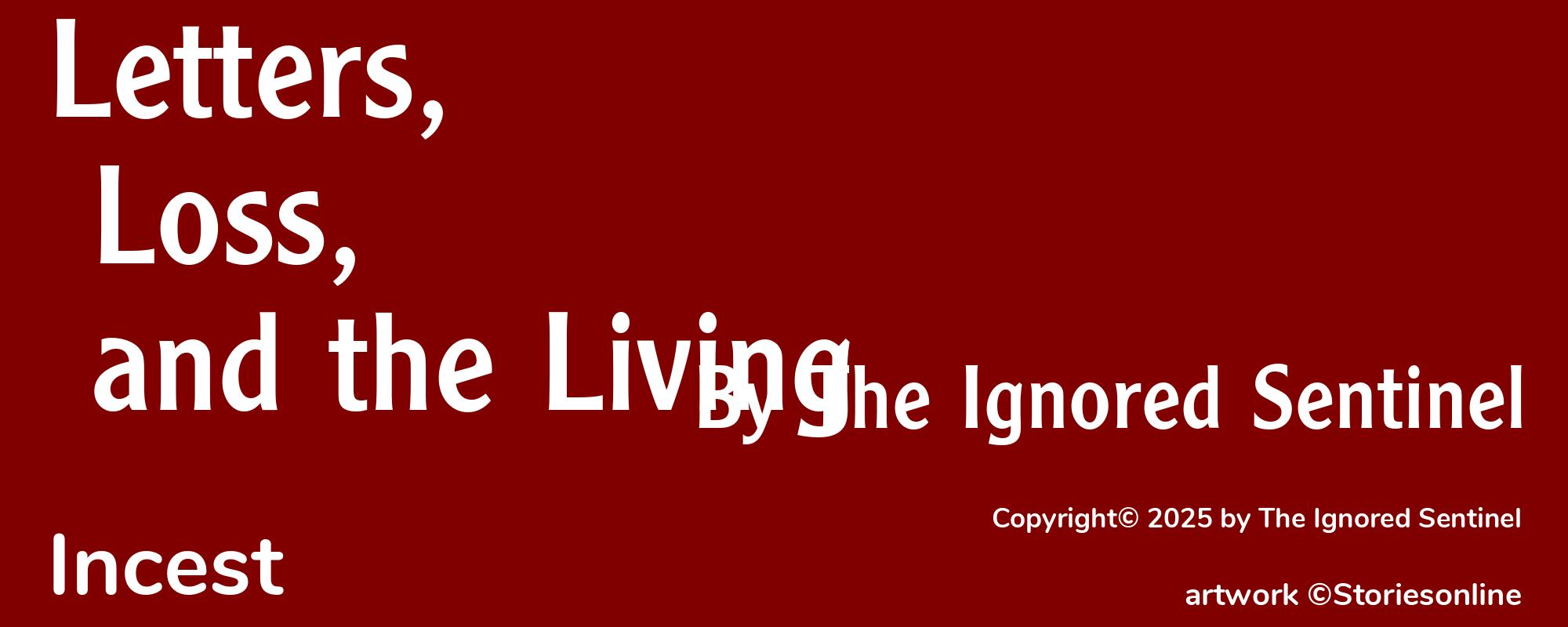 Loss, and the Living - Cover