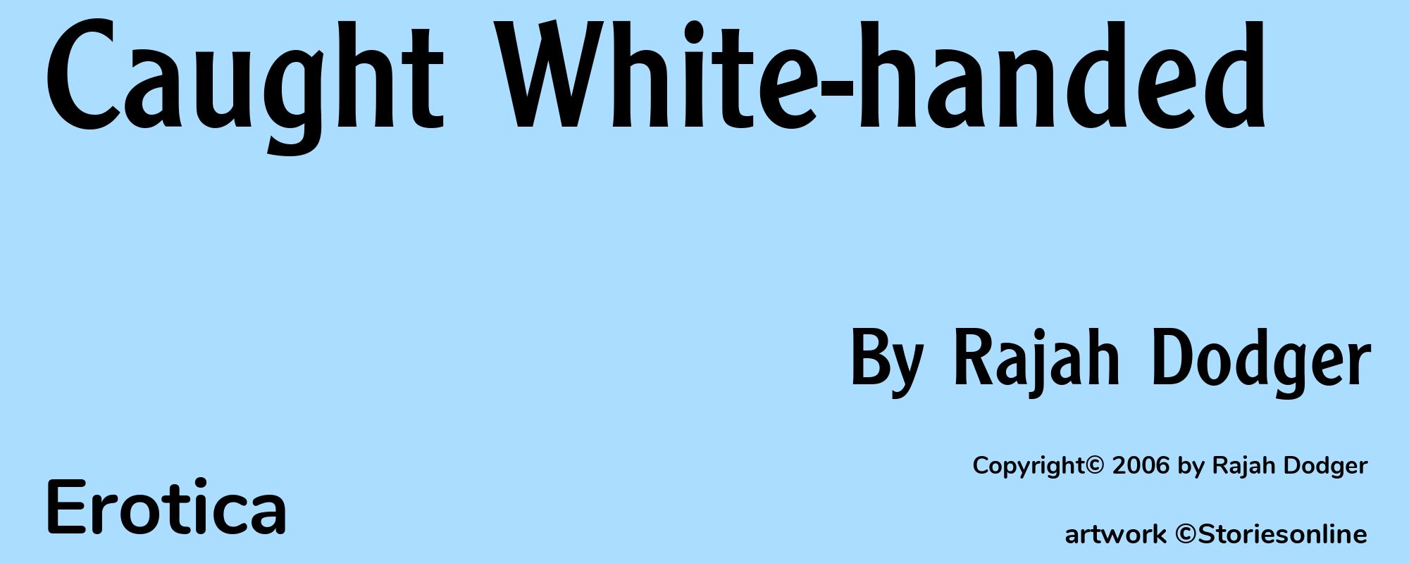 Caught White-handed - Cover