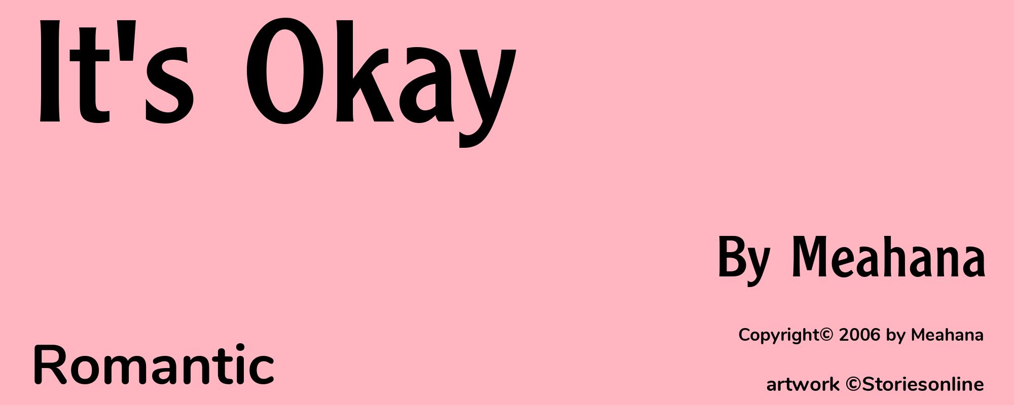 It's Okay - Cover