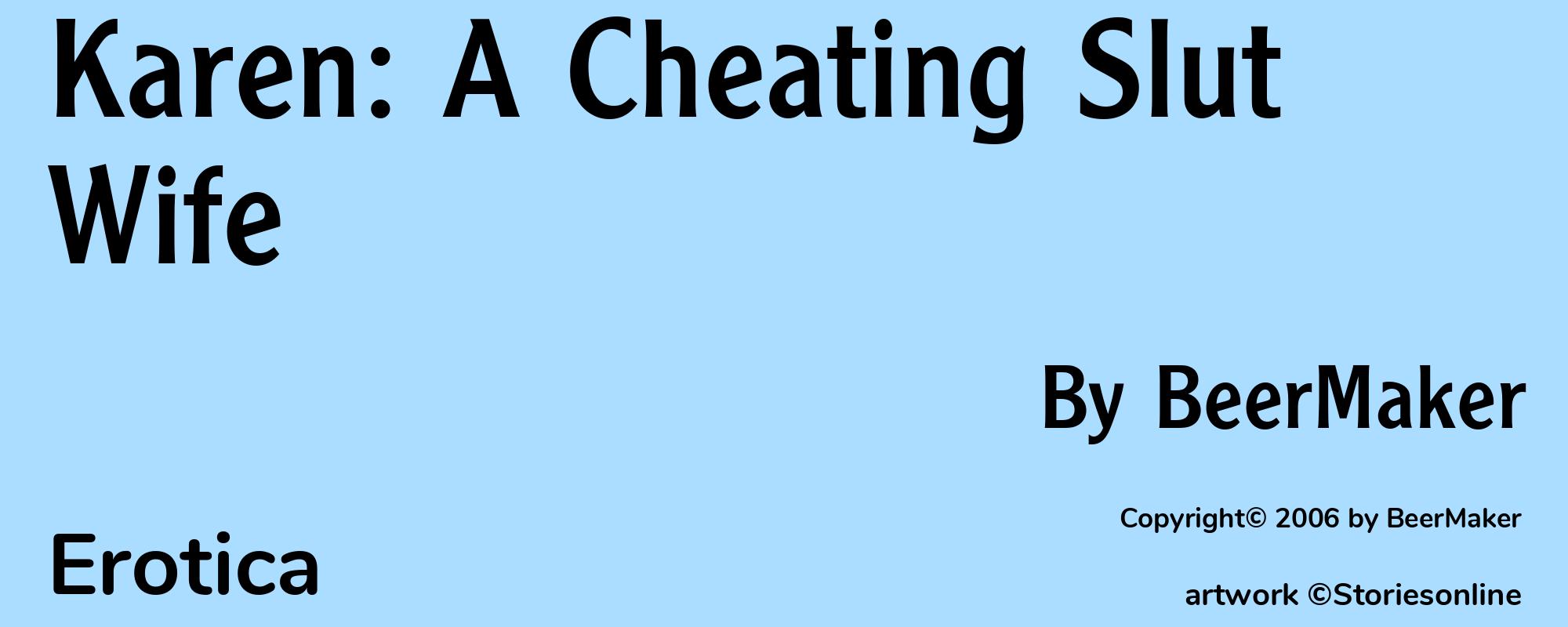 Karen: A Cheating Slut Wife - Cover