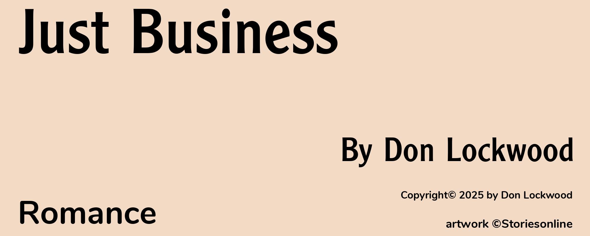 Just Business - Cover