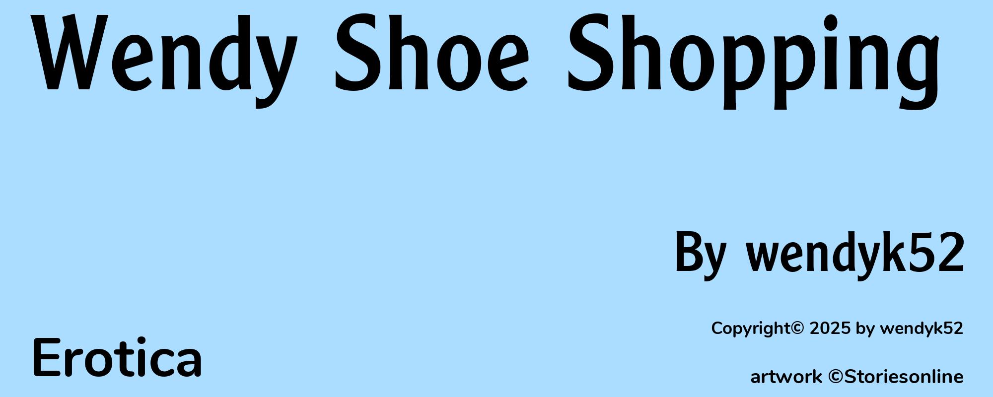 Wendy Shoe Shopping - Cover