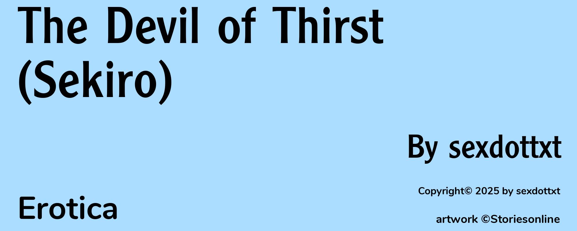 The Devil of Thirst (Sekiro) - Cover