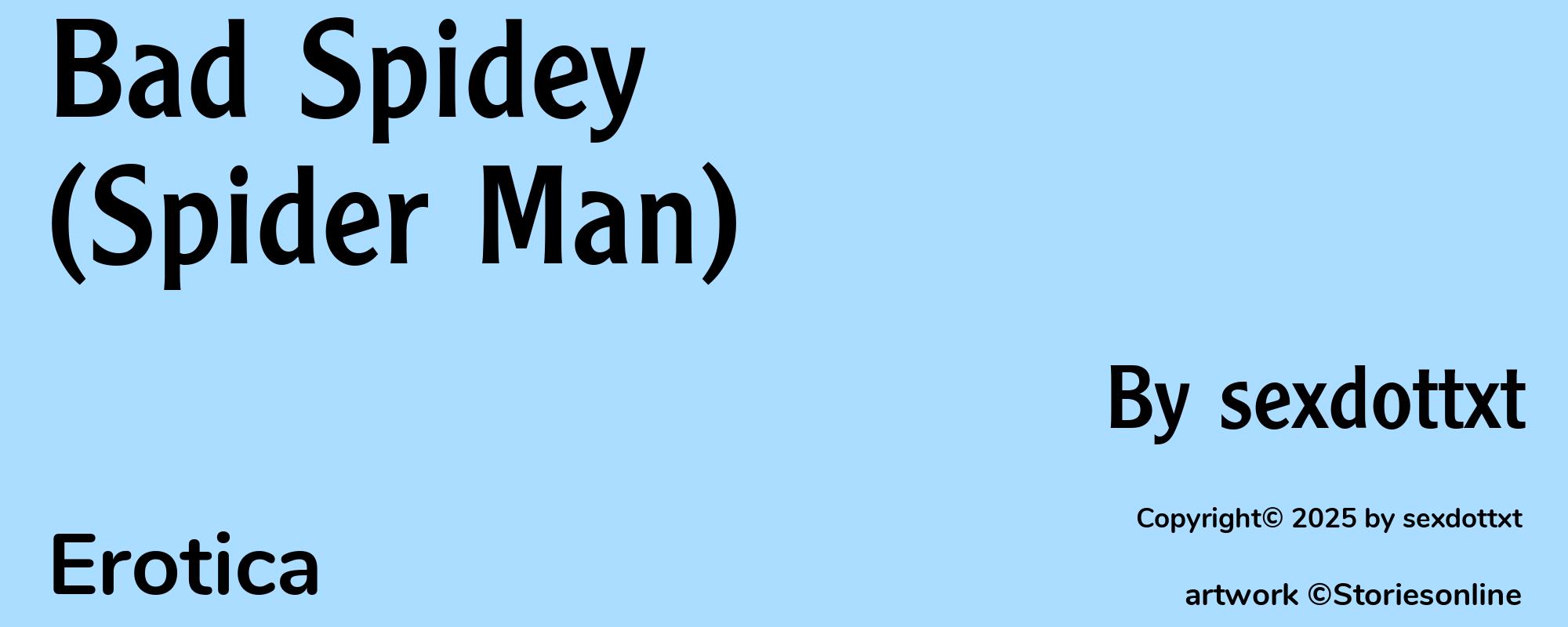 Bad Spidey (Spider Man) - Cover