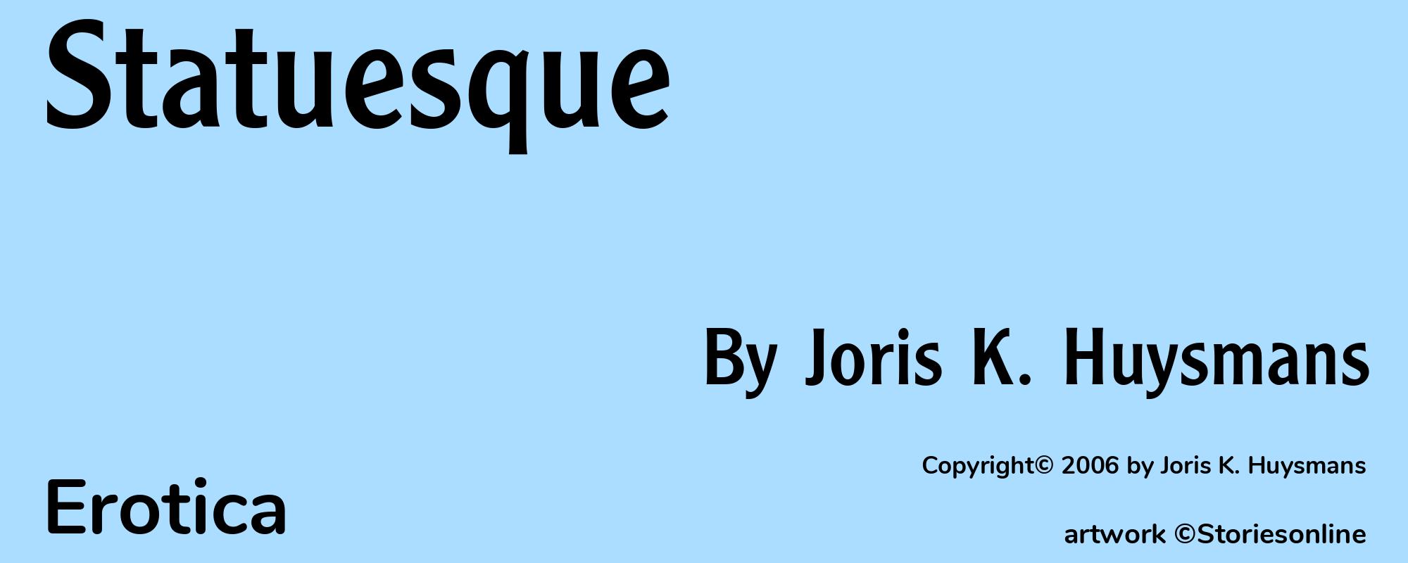 Statuesque - Cover