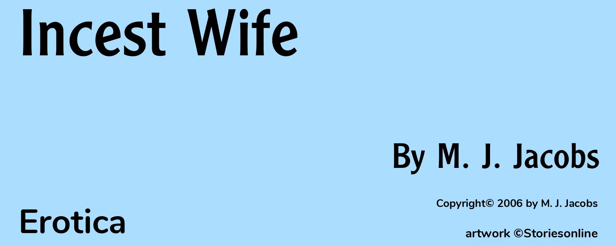 Incest Wife - Cover
