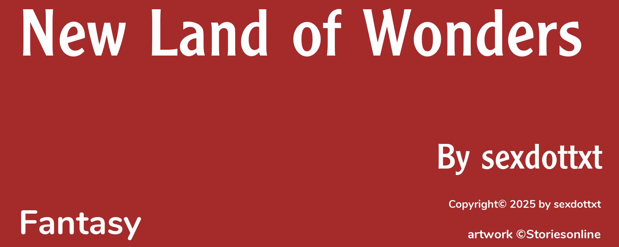 New Land of Wonders - Cover